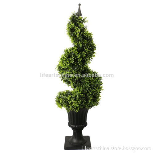2017 new boxwood topiary, 90cm boxwood spiral tree, decorative artificial tree